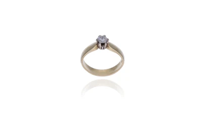 Anello con diamante - Asta Preziosi