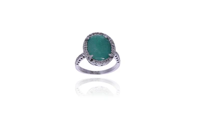Anello con quarzo e diamanti - Asta Preziosi