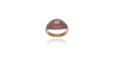 Anello con rubini e diamante - Asta Preziosi