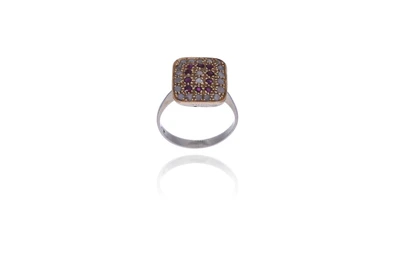 Anello con diamanti e pietre - Asta Preziosi