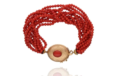 Bracciale con coralli - Asta Preziosi