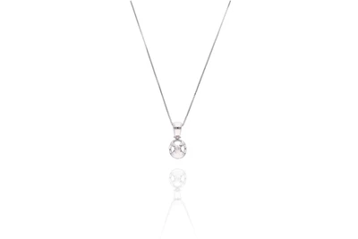 Collana con ciondolo con diamante - Asta Preziosi
