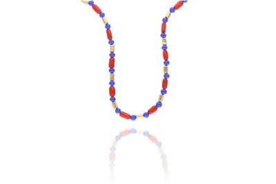 Collana con corallo e pietre - Asta Preziosi