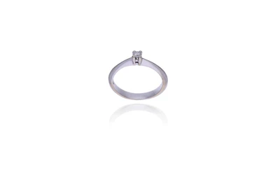 Anello con diamante - Asta Preziosi