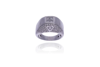 Anello con diamanti - Asta Preziosi