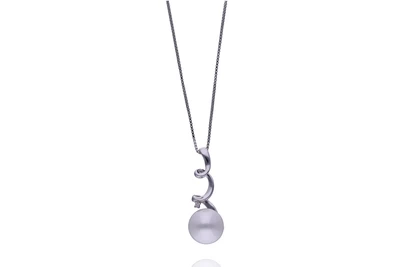 Collana con ciondolo con perla coltivata e diamante - Asta Preziosi