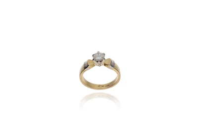 Anello con diamante - Asta Preziosi