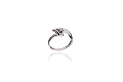 Anello con diamante - Asta Preziosi