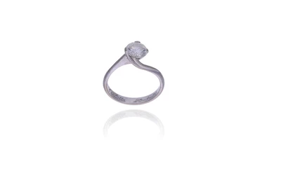 Anello con diamante - Asta Preziosi