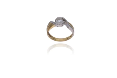 Anello con diamante - Asta Preziosi