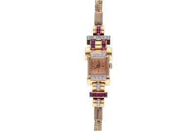 Orologio con rubini, pietre e diamanti - Asta Preziosi