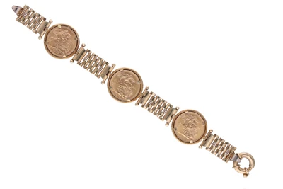 Bracciale con Sterline inglesi - Asta Preziosi