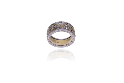 Buccellati anello con diamanti - Asta Preziosi