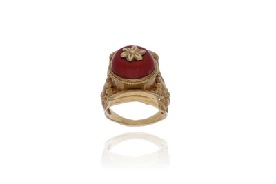 Anello con corallo - Asta Preziosi