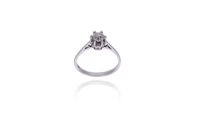 Anello con diamante - Asta Preziosi