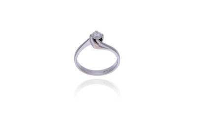 Anello con diamante - Asta Preziosi