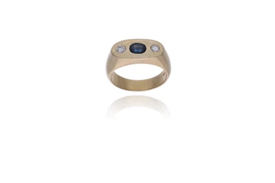 Anello con zaffiro e diamanti - Asta Preziosi Anello con zaffiro e diamanti - Asta Preziosi