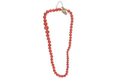 Collana con corallo - Asta Preziosi