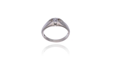Anello con diamante - Asta Preziosi