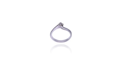 Anello con diamante - Asta Preziosi