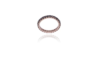 Anello con diamanti neri e pietre - Asta Preziosi