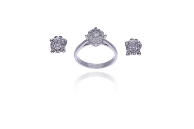 Chimento parure con diamanti - Asta Preziosi Chimento parure con diamanti - Asta Preziosi