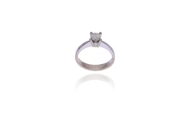 Alfieri e St. John, anello con diamante - Asta Preziosi