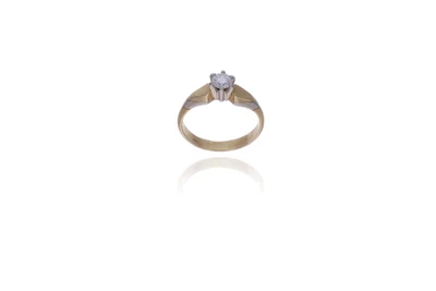 Anello con diamante - Asta Preziosi