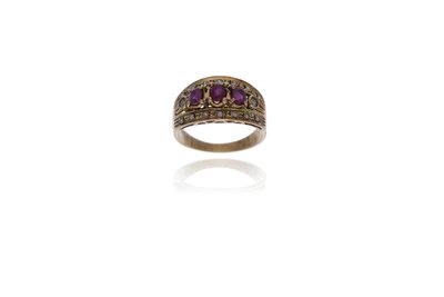 Anello con rubini e diamanti - Asta Preziosi