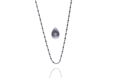 Collana e ciondolo con diamante - Asta Preziosi