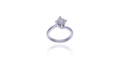 Anello con diamante - Asta Preziosi