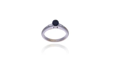 Salvini, anello con zaffiro e diamanti - Asta Preziosi