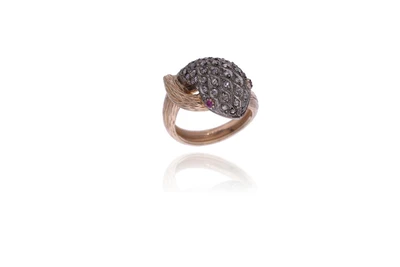 Anello con diamanti e pietre - Asta Preziosi