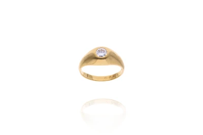 Anello con diamante - Asta Preziosi