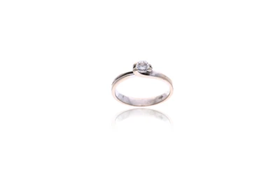 Anello con diamante - Asta Preziosi