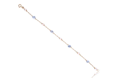 Bracciale con acquemarine e perle d'acqua dolce - Asta Preziosi