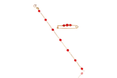 Bracciale e spilla con coralli - Asta Preziosi
