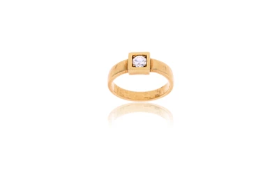 Anello con diamante - Asta Preziosi