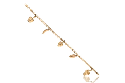 Bracciale con ciondoli in oro - Asta Preziosi