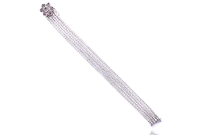 Bracciale con rubini in oro - Asta Preziosi