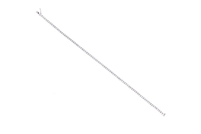 Bracciale tennis con diamanti - Asta Preziosi