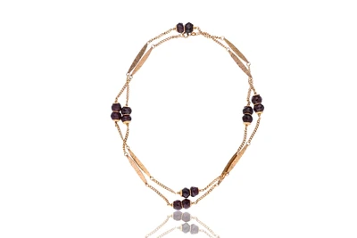 Collana con granati - Asta Preziosi