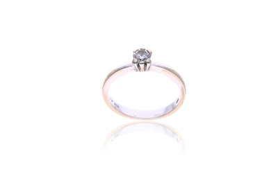 Anello con diamante - Asta Preziosi