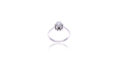Anello con diamante - Asta Preziosi