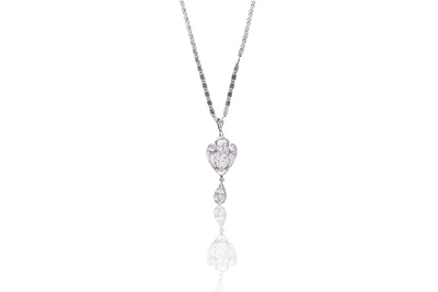 Collana e ciondolo con diamanti - Asta Preziosi
