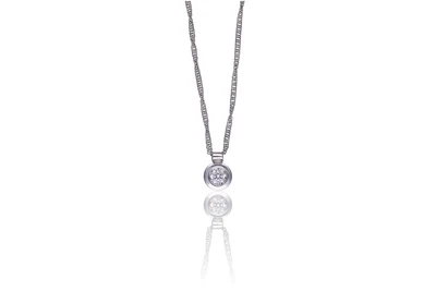 Collana punto luce con diamante - Asta Preziosi