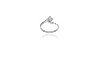 Anello con diamante - Asta Preziosi