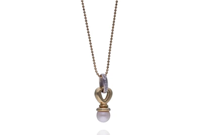 Collana con ciondolo con perla coltivata e diamanti - Asta Preziosi
