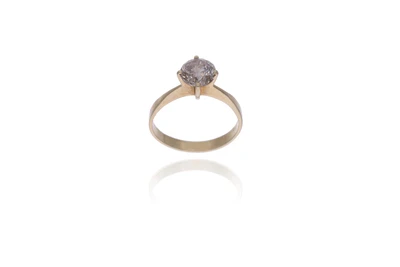 Anello con diamante - Asta Preziosi