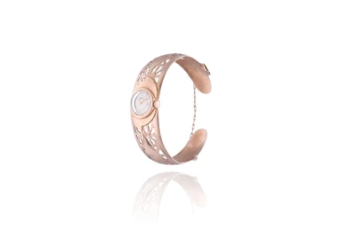 Bracciale con orologio in oro - Asta Preziosi